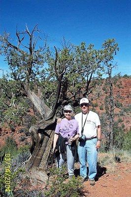 Rick and Rosalie Malter enjoying outdoor Arizona