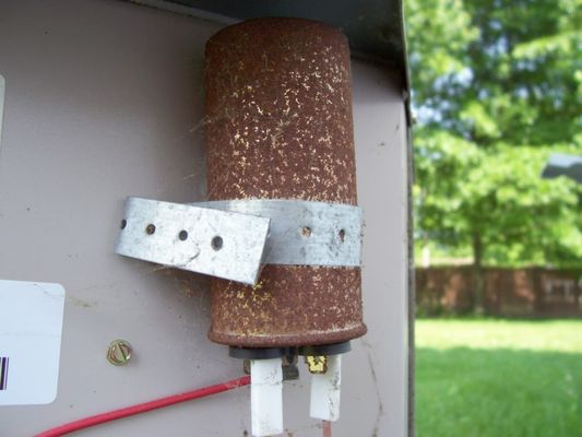 Old capacitor is a reason Air Conditioning not cooling