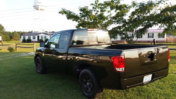 My truck after I brought it home and rinsed it off...