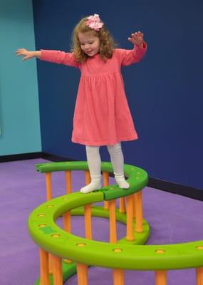 Romp n' Roll classes develop a variety of gross and fine motor skills.