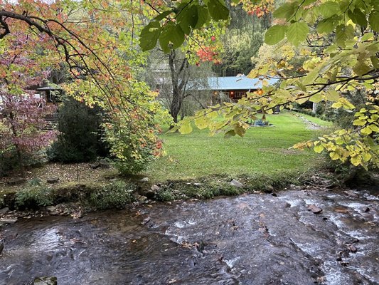 View from deck