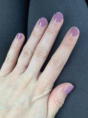 My gel nails at 2 1/2 weeks