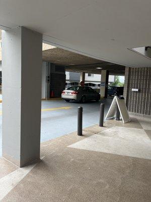 Parking lot at the comptroller of Maryland office