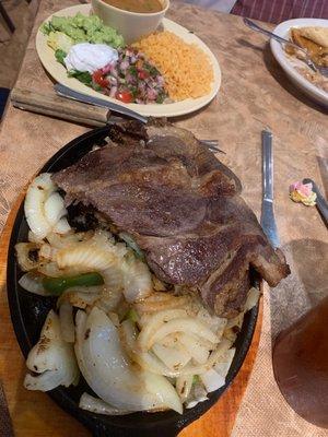 Mexican steak! Let's eat!