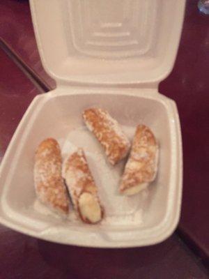 Cannolis best in town.