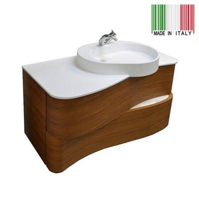 42″ GB Group Onda Wall-Mounted Bathroom Vanity (Please visit our showroom in Brooklyn, New York to take a look at this vanity)