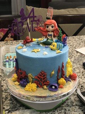 Little Mermaid Cake