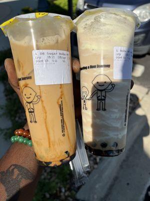 Brown sugar boba  tea