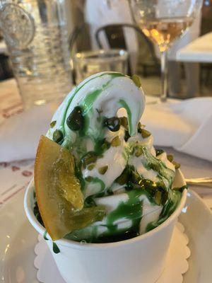 pistachio ice cream