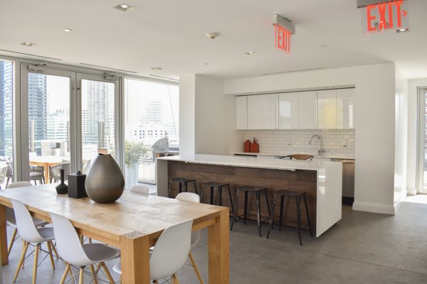 Rooftop Kitchenette, perfect for gatherings