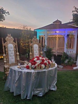 Sweetheart table