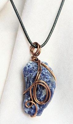 PENDANTS FOR SALE 
 $28
 ITEM: SODALITE 003
 DIMS:  1-1/4″  x  1″  x  3/4″
 
 Visit www.alchemicalspiralhealing.com/products/