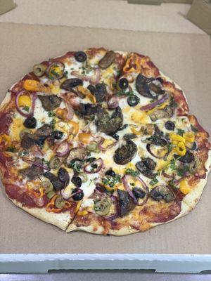 Veggie pizza