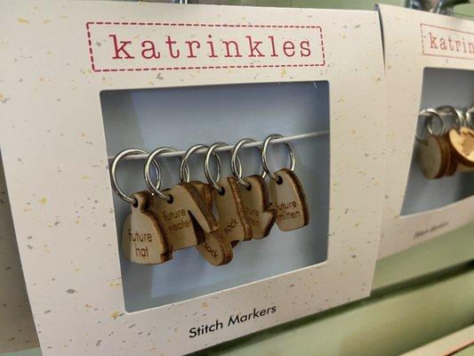 Fun stitch markers.