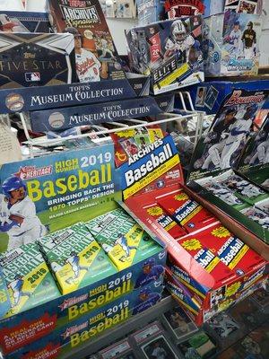 Baseball Packs, and Factory Sealed Hobby Boxes.