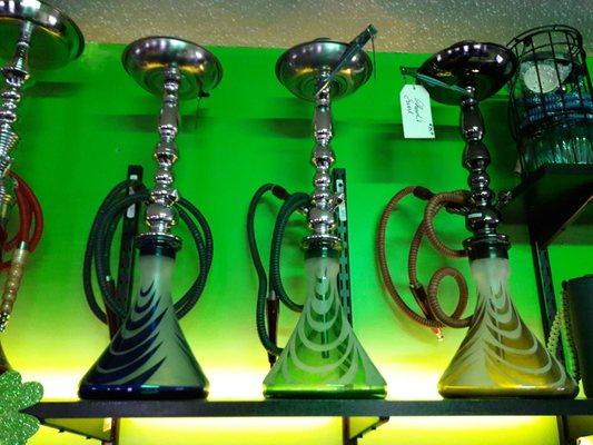 Some of our Pharaoh hookah swirls