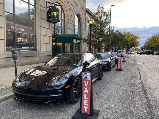 C-Town Valet LLC @ Crop BISTRO & BAR
 Another Beautiful Evening in CLE.