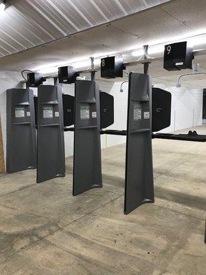 Bay 1 of our 10 lane indoor range.