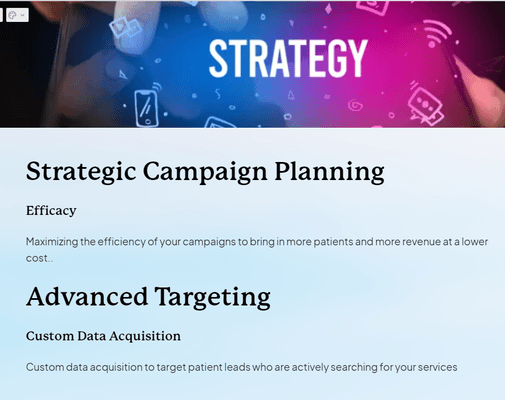 Stragic Campaign Planning