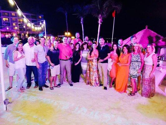 Incentive trip winners in The Bahamas, February 2017