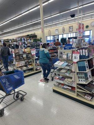 Checkout lines get very busy on the weekends!