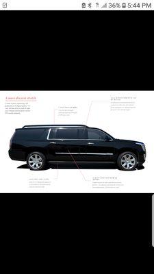 Escalade Limo being added to fleet soon!