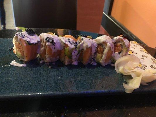 Dragon roll sushi!