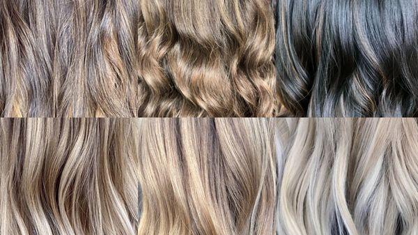 Blonde and Brunette hair color