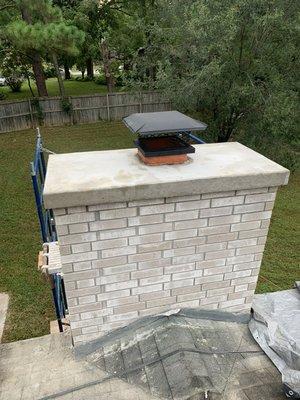 Chimney and Chimney cap repair