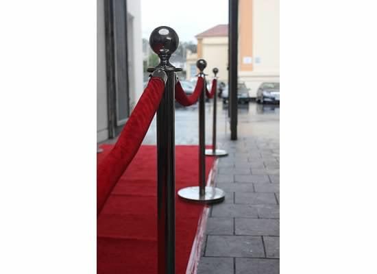 Rolling out the red carpet and stanchions to make everyone feel like a real VIP