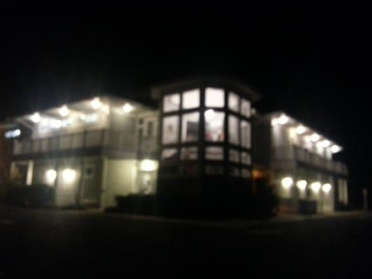 Outside view at night