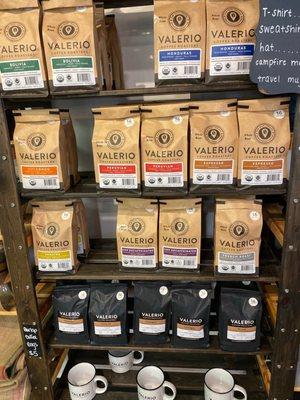 Organic fair trade coffee selections