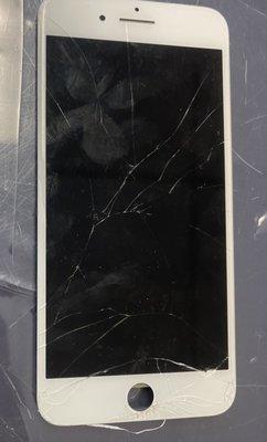 Before....cracked screen on iPhone.