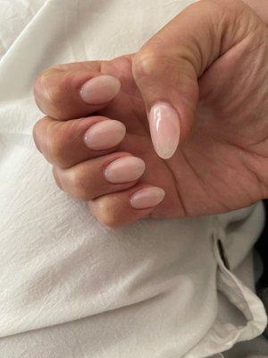 Natural acrylic Nail