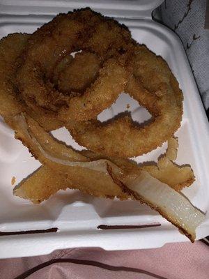 Onion Rings - onion was too thin