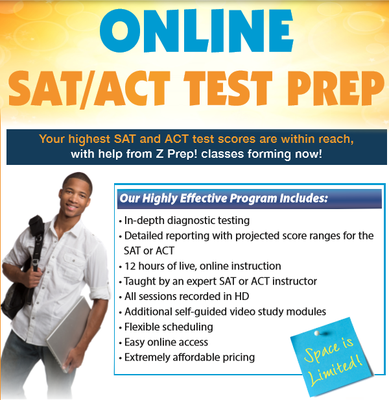 Great for high school students who want to get ahead on the SAT/ACT Tests. Your college dream is just one call away! Tel. #: 410-846-6550