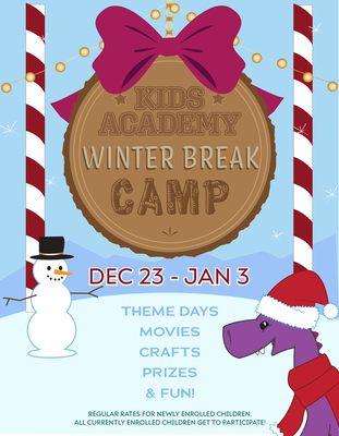 Winter Break Camp!!