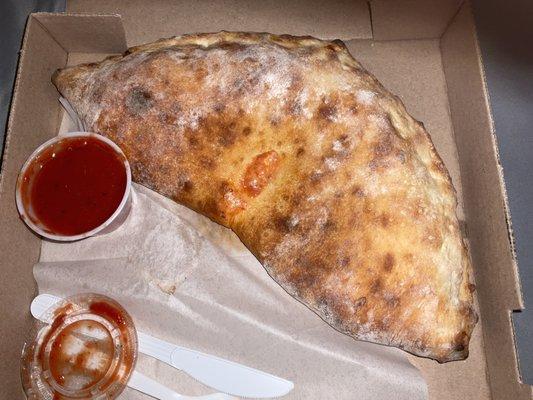 Plain cheese calzone (small)