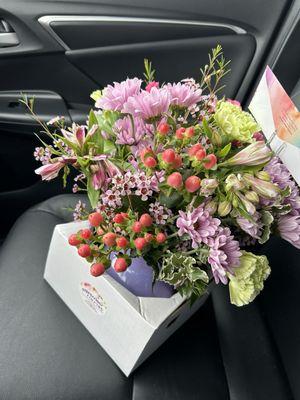 Beautiful bouquet from Expressions Florist.