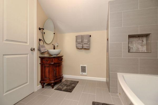 Recent bathroom remodel