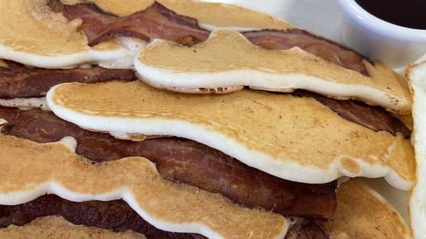 Bacon pancake