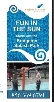 Splash Park, Bridgeton NJ -- 2024 flyer