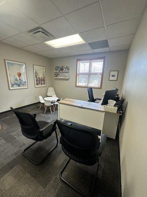 Fitting room - hearing aids and cochlear implants. We see patients of all ages!