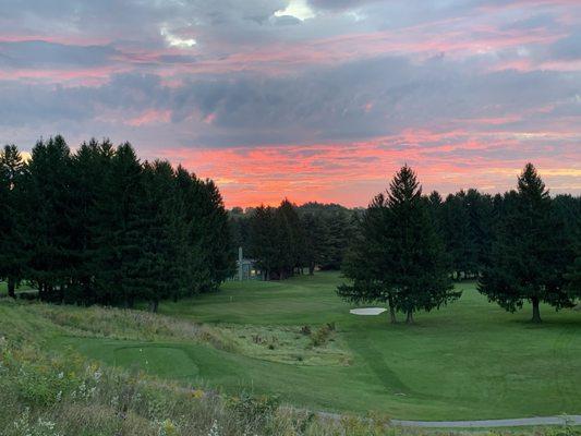 Sunrise at Elma Meadows Golf Course