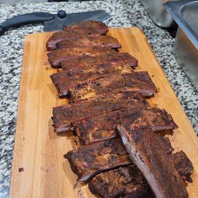 Smoked ribs