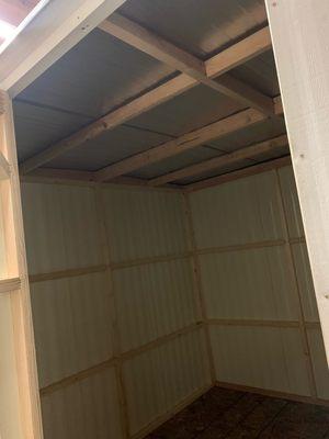 Metal sheds wall framing