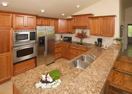 Our beautiful granite countertops!