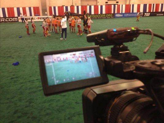 Sporting events, training videos and seminars content capturing