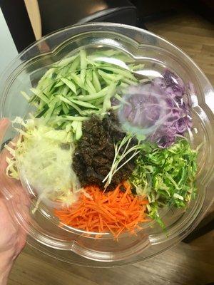 Bibimbap salad on Thursdays