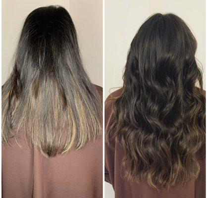 Healthy longer hair